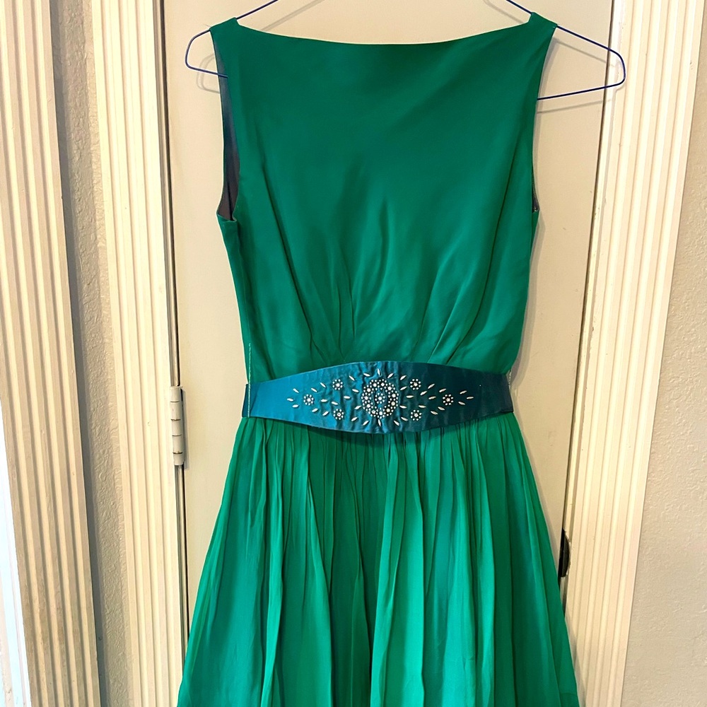 True Vintage cocktail dress- Green